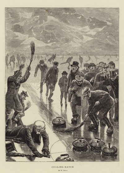Match de curling - William Small